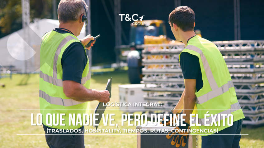 Log&iacute;stica integral: lo que nadie ve, pero define el &eacute;xito (traslados, hospitality, tiempos, rutas, contingencias)